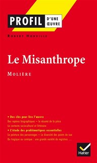 Front cover_Le misanthrope, Moli&egrave;re