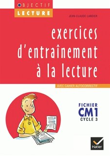 Couverture_Exercices d'entraînement à la lecture, CM1