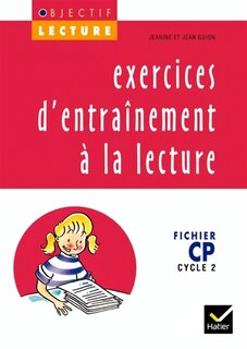 Couverture_Exercices d'entraînement à la lecture, CP