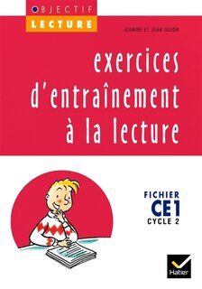 Couverture_Exercices d'entraînement à la lecture, CE1