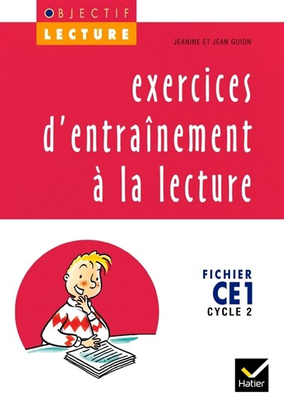 Couverture_Exercices d'entraînement à la lecture, CE1