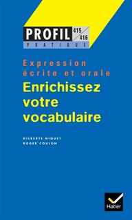 Couverture_Enrichissez votre vocabulaire