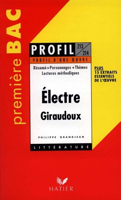Couverture_Electre, Giraudoux