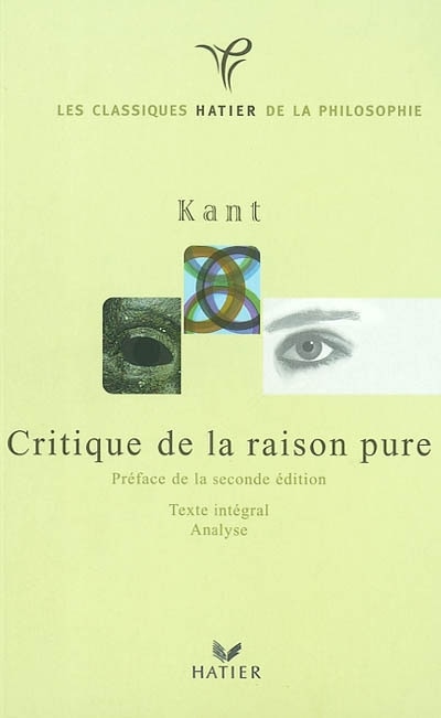 Front cover_Critique de la raison pure