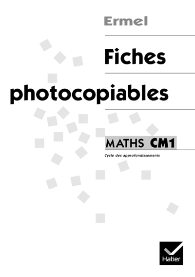 Front cover_Apprentissages numériques et résolution de problèmes, cours moyen (première année) : fiches photocopiables