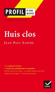 Couverture_Huis clos (1944), Jean-Paul Sartre