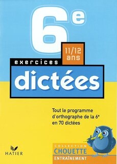 Front cover_Dict&eacute;es 6e, 11-12 ans