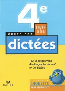 Front cover_Dict&eacute;es 4e, 13-14 ans