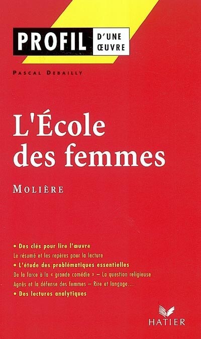 Front cover_L' école des femmes (1662), Molière