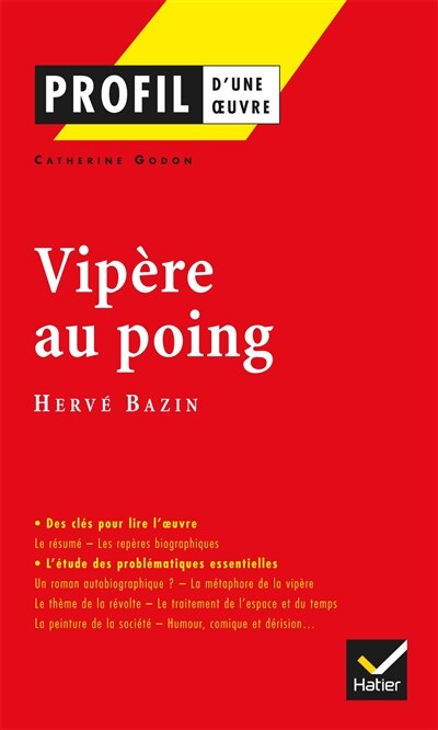 Front cover_Vipère au poing, Bazin