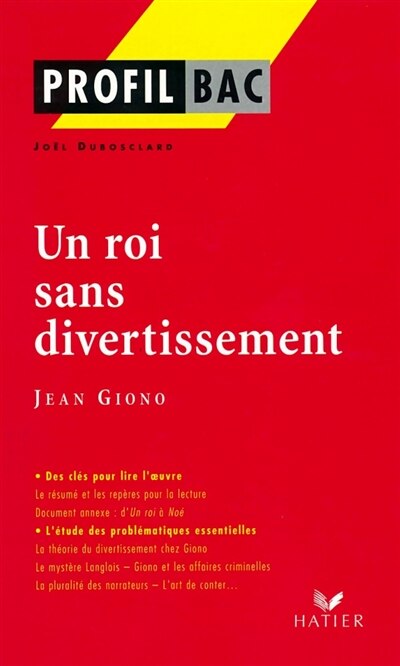 Couverture_Un roi sans divertissement, Jean Giono