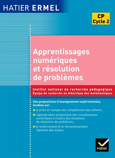 Front cover_Apprentissages numériques et résolution de problèmes, cours préparatoire