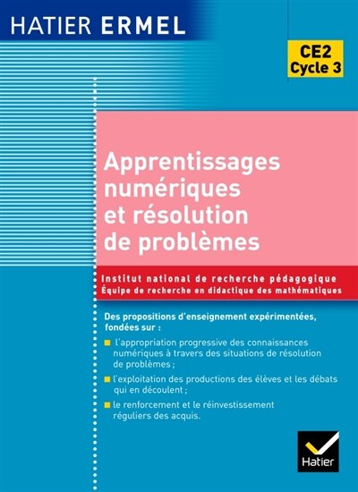 Front cover_Apprentissages numériques et résolution de problèmes, cours élémentaire (deuxième année)
