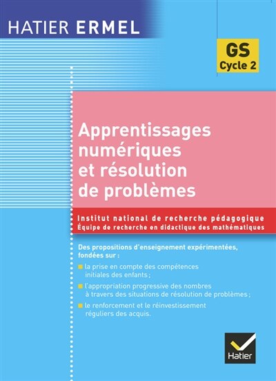 Front cover_Apprentissages numériques et résolution de problèmes, grande section