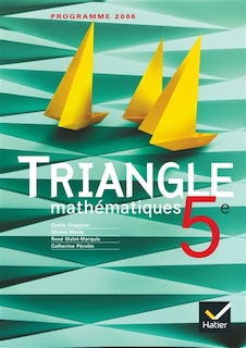 Front cover_Math&eacute;matiques 5e