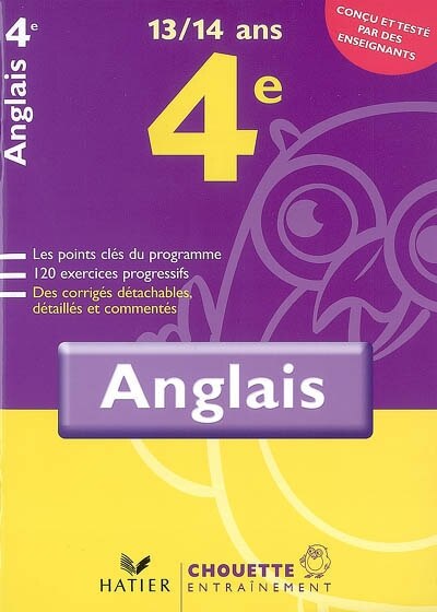 Couverture_Anglais 4e, 13-14ans