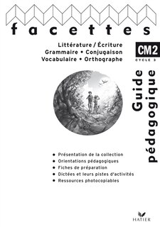 Couverture_Littérature-écriture, grammaire, conjugaison, vocabulaire, orthographe, CM2 cycle 3