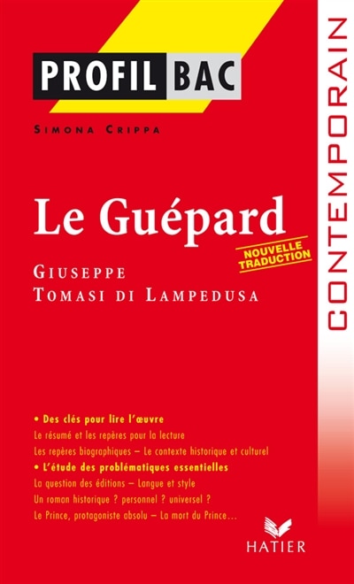 Couverture_Le gu&eacute;pard (posthume 1958), Giuseppe Tomasi di Lampedusa