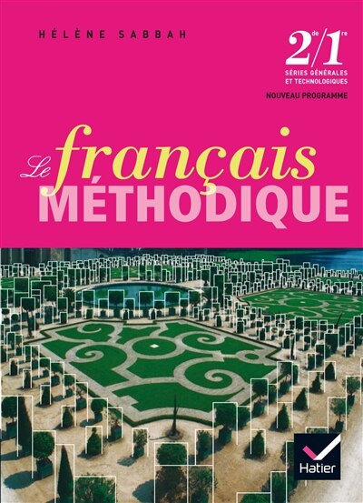 Front cover_Le français méthodique 2de-1re, séries générales et technologiques