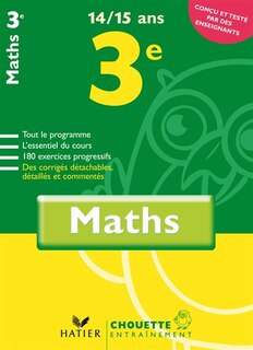 Couverture_Math&eacute;matiques 3e, 14-15 ans