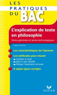 Couverture_L' explication de texte en philosophie