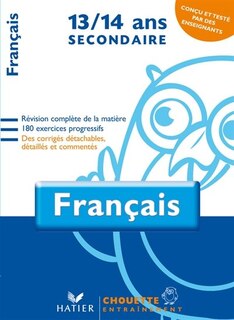 Chouette Secondaire Français 13 14 Ans