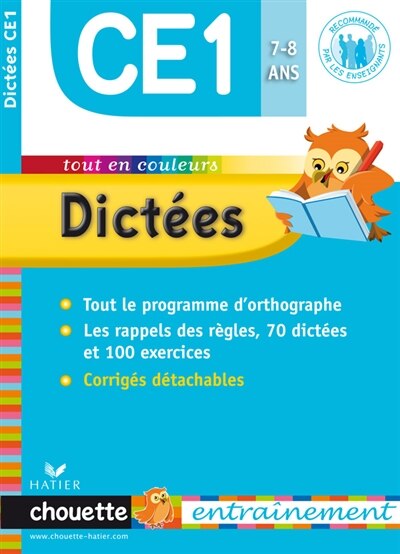 Front cover_Dict&eacute;es CE1, 7-8 ans
