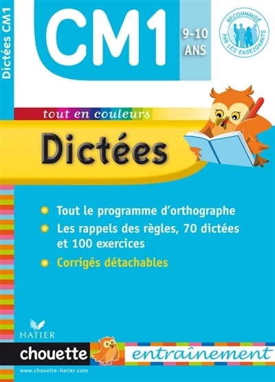 Front cover_Dict&eacute;es CM1, 9-10 ans