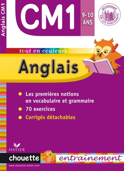Couverture_Anglais CM1, 9-10 ans