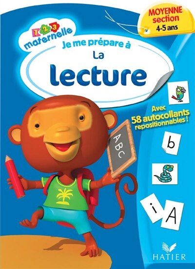 Front cover_Je me pr&eacute;pare &agrave; la lecture, moyenne section 4-5 ans