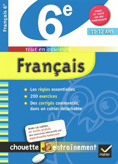 Front cover_Fran&ccedil;ais 6e, 11-12 ans
