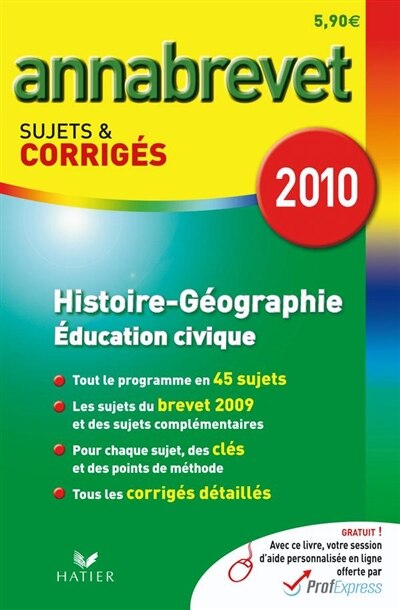 Couverture_Histoire, g&eacute;ographie, &eacute;ducation civique