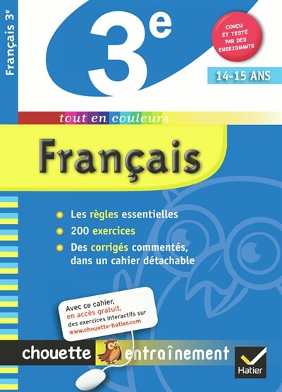Front cover_Fran&ccedil;ais 3e, 14-15 ans