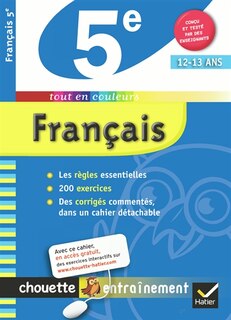 Front cover_Fran&ccedil;ais 5e, 12-13 ans