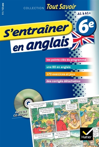 Couverture_S'entra&icirc;ner en anglais 6e, 11-12 ans