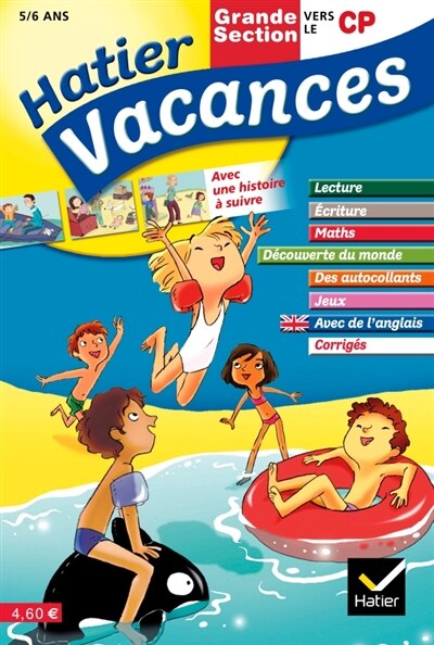 Couverture_Hatier vacances, grande section vers le CP, 5-6 ans