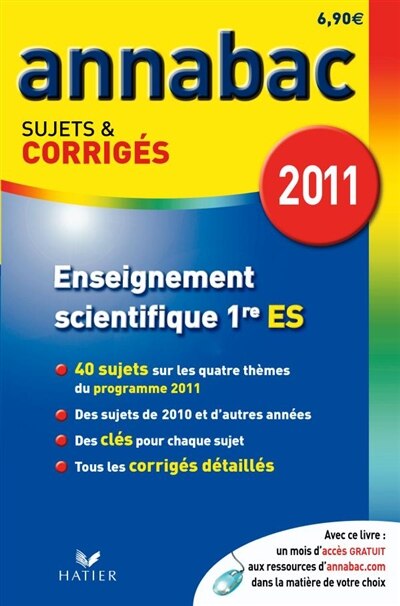 Front cover_Enseignement scientifique 1re ES