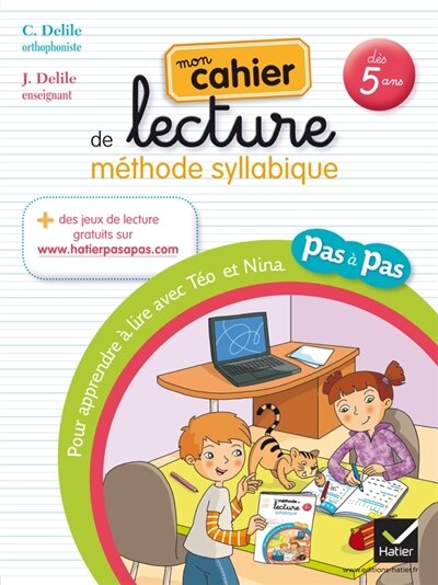Couverture_Mon cahier de lecture, méthode syllabique