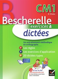 Front cover_Bescherelle exercices & dict&eacute;es CM1, 9-10 ans