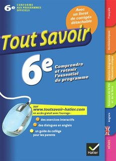 Couverture_Tout savoir 6e