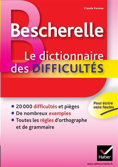 Front cover_Le dictionnaire des difficult&eacute;s