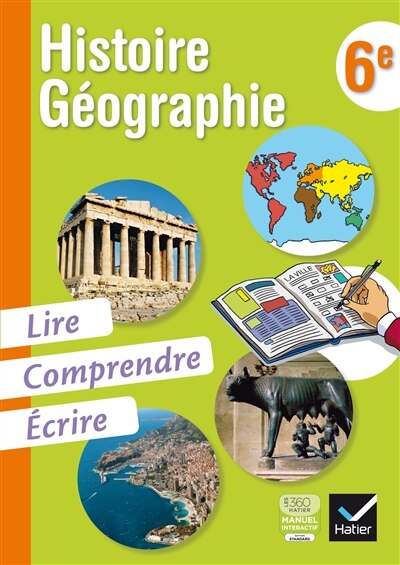 Couverture_Histoire géographie, 6e : lire, comprendre, écrire
