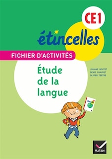 Couverture_Fichier d'activités CE1 : étude de la langue : orthographe, grammaire, vocabulaire
