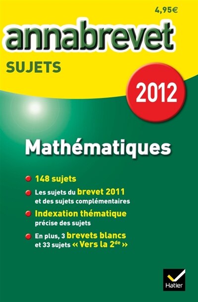 Couverture_Math&eacute;matiques 2012