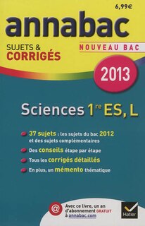Couverture_Sciences 1re ES, L
