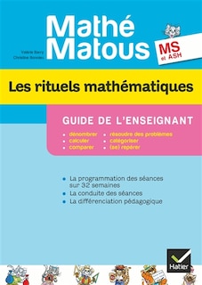 Front cover_Les rituels mathématiques, MS et ASH