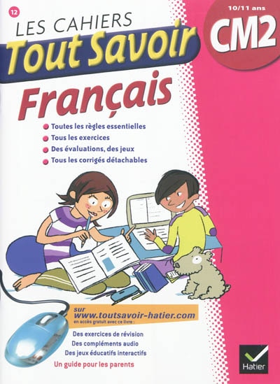 Couverture_Les cahiers tout savoir fran&ccedil;ais
