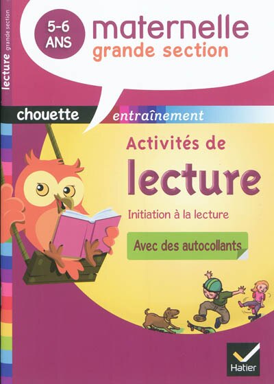 Front cover_Activit&eacute;s de lecture, maternelle grande section, 5-6 ans