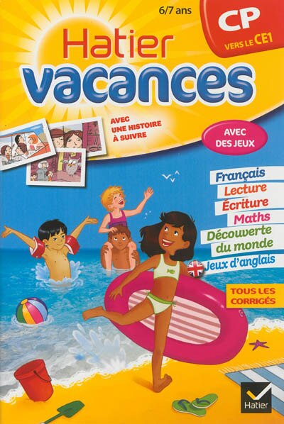 Front cover_Hatier vacances, CP vers le CE1, 6-7 ans