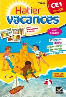 Front cover_Hatier vacances, CE1 vers le CE2, 7-8 ans